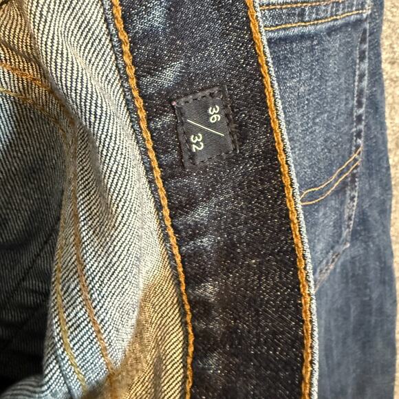 Lucky Brand Jeans Mens 36x32 Blue Denim 361 Vintage Straight Medium Wash - Picture 11 of 12